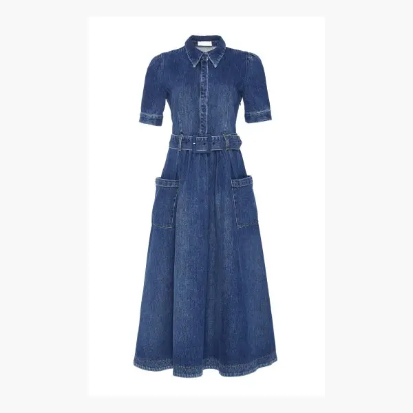 Women's Denim Shirt Dress